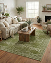 Dover Terrace Collection Area Rug -  Lagoon (Green) Rectangle Green  lifestyle 13