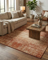Autumn Meadow Collection Area Rug -  Ironbark Rectangle Terracotta  lifestyle 11