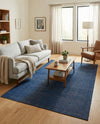 Soho Elegance Collection Area Rug - Chelsea (Navy Blue) Rectangle Navy Blue  lifestyle 16