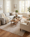 Jewel Oasis Collection Area Rug - Sapphire (Ivory) Rectangle Ivory  lifestyle 19