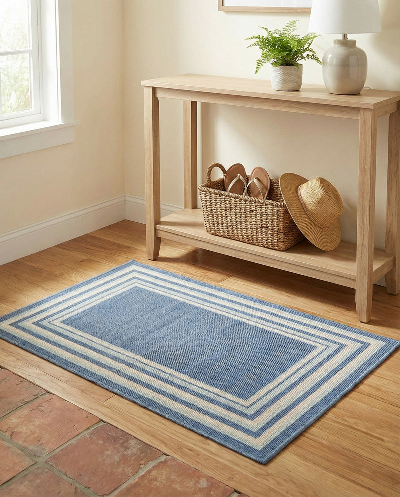 Lagoon Oasis Collection Area Rug -  Harbor Rectangle Blue  lifestyle 18