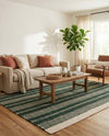 Marina Collection Area Rug - Marina Rectangle Hunter Green  lifestyle 49