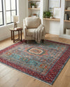 Bazaar Chic Collection Area Rug -  Nador Square Multi  lifestyle 41