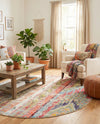 Sedona Vista Collection Area Rug -  Cholla Round Multi  lifestyle 42