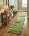 Studio Haven Collection Area Rug -  Gallery (Green) Runner Green  lifestyle 58