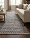 Osian Looms Collection Area Rug - Mumbai Rectangle Navy Blue  lifestyle 17