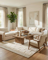 Lana Tasmanian Wool Collection Area Rug - Freycinet Rectangle Ivory  lifestyle 14