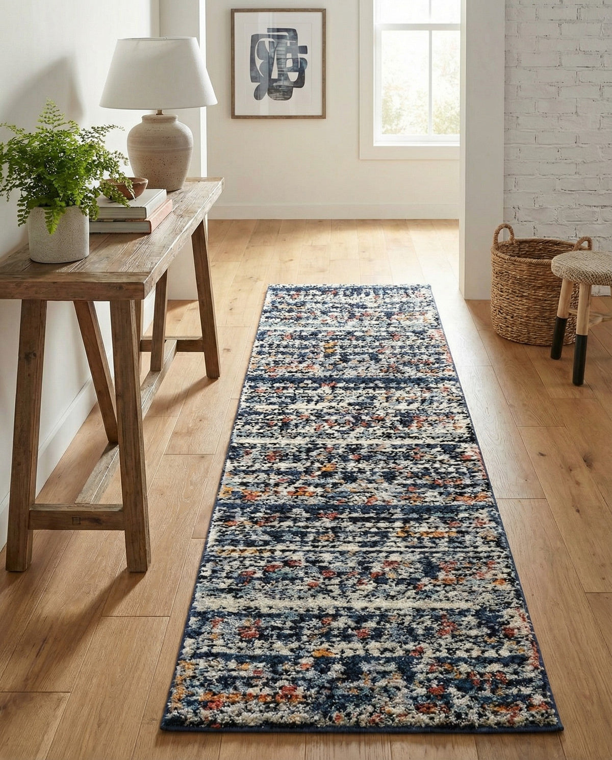 Tangier Treasures Collection Area Rug -  Marrakech Runner Multi  lifestyle 168