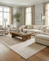 Metro Heights Collection Area Rug -  Bronx Rectangle Beige  lifestyle 47