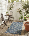 Savannah Pergola Collection Area Rug - Arbor (Navy Blue) Runner Navy Blue  lifestyle 52