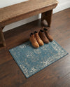 Riviera Elegance Collection Area Rug - Antibes (Blue) Rectangle Blue  lifestyle 29