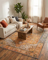 Heritage Elegance Collection Area Rug -  Windsor (Yellow) Rectangle Yellow  lifestyle 4