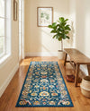 Adriana Terrace Collection Area Rug -  Positano (Navy Blue) Runner Navy Blue  lifestyle 67