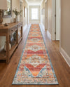 Savannah Soiree Collection Area Rug - Serengeti (Rust Red) Runner Rust Red  lifestyle 27