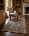 Berkshire Estate Collection Area Rug - Windsor (Mocha Brown) Rectangle Mocha Brown  lifestyle 16