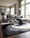Cozy Haven Shag Collection Area Rug -  Oasis Rectangle Smoke Gray  lifestyle 30