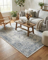 Coastal Haven Collection Area Rug -  Marina Rectangle Gray  lifestyle 62