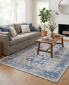 Laguna Sands Collection Area Rug -  Venice Rectangle Royal Blue  lifestyle 28