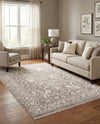 Rustic Charm Revival Collection Area Rug - Farmstead Rectangle Light Gray  lifestyle 23