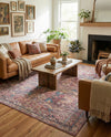 Vintage Memories Collection Area Rug -  Memories Rectangle Pink  lifestyle 15