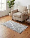 Trellis Mosaic Collection Area Rug -  Pergolatown (Light Gray) Rectangle Light Gray  lifestyle 17