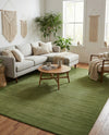 Soho Elegance Collection Area Rug - Chelsea (Green) Rectangle Green  lifestyle 24