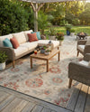Seaside Blooms Collection Area Rug - Seychelles Rectangle Beige  lifestyle 20