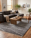 Tranquil Tides Shag Collection Area Rug -  Frost Rectangle Gray  lifestyle 43