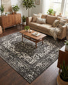 Georgetown Rugs Collection Area Rug - Dupont (Dark Gray) Square Dark Gray  lifestyle 71
