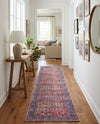 Zahara Oasis Collection Area Rug -  Meknes Runner Antique Pink  lifestyle 59