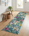 Sorrento Shores Collection Area Rug - Positano Runner Navy Blue  lifestyle 50