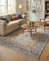 Caribbean Breeze Collection Area Rug -  Xcalak Rectangle Light Blue  lifestyle 43