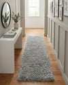 Eternal Plush Oasis Collection Area Rug -  Tranquility (Ash) Runner Ash  lifestyle 35