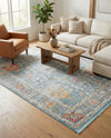 Arcadia Rugs Collection Area Rug -  Olympus Rectangle Blue  lifestyle 24