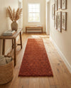Plush Oasis Collection Area Rug - Serenity (Terracotta) Runner Terracotta  lifestyle 53
