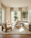 Lana Tasmanian Wool Collection Area Rug - Freycinet Square Ivory  lifestyle 32