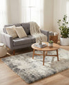 Cozy Haven Shag Collection Area Rug -  Tranquility (Pebble Gray) Rectangle Pebble Gray  lifestyle 5
