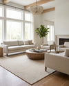 Nordic Loom Geometric Collection Area Rug - Oslo Rectangle Pearl Ivory  lifestyle 62