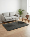 Plush Oasis Collection Area Rug - Serenity (Graphite Gray) Rectangle Graphite Gray  lifestyle 13