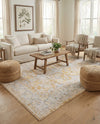Heritage Elegance Collection Area Rug -  Miramar Rectangle Yellow  lifestyle 15