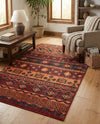 Geneva Terrace Collection Area Rug - Montreux Rectangle Rust Red  lifestyle 23