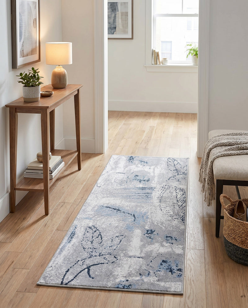 Aegean Elegance Washables Collection Area Rug -  Paros Runner Ivory Gray  lifestyle 72