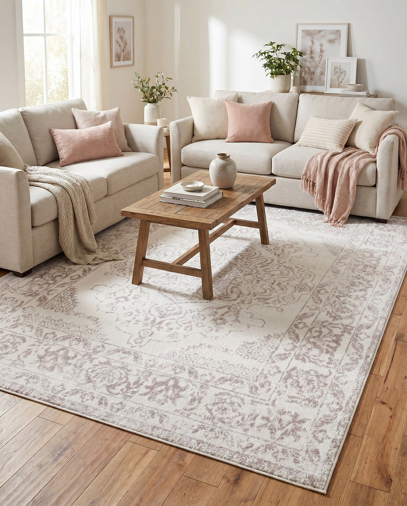 Cambridge Classics Collection Area Rug -  Magdalene (Ivory) Rectangle Ivory  lifestyle 9