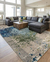 Marrakesh Elegance Collection Area Rug -  Boujad Rectangle Blue  lifestyle 37