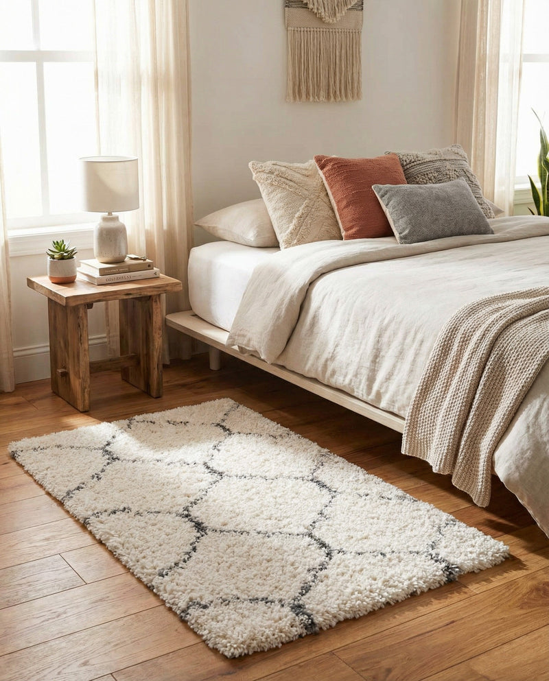 Casablanca Comfort Collection Area Rug -  Medina Rectangle Ivory  lifestyle 11