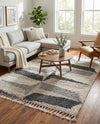 Cozy Cove Shag Collection Area Rug -  Tidewater Rectangle Gray  lifestyle 20