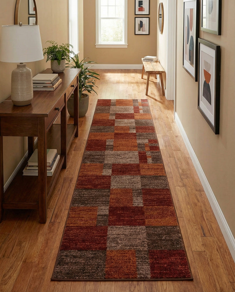 Autumn Meadow Collection Area Rug -  Sycamoreside (Multi) Runner Multi  lifestyle 43
