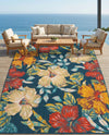 Seaside Haven Rugs Collection Area Rug -  Nautical Rectangle Multi  lifestyle 29