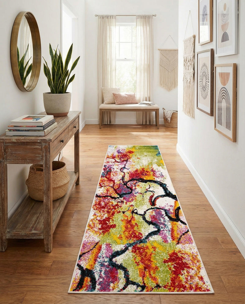 Venetian Elegance Collection Area Rug -  Rialto Runner Ivory  lifestyle 30