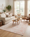 Luminara Sands Collection Area Rug - Elysium (Carnation Pink) Rectangle Carnation Pink  lifestyle 24